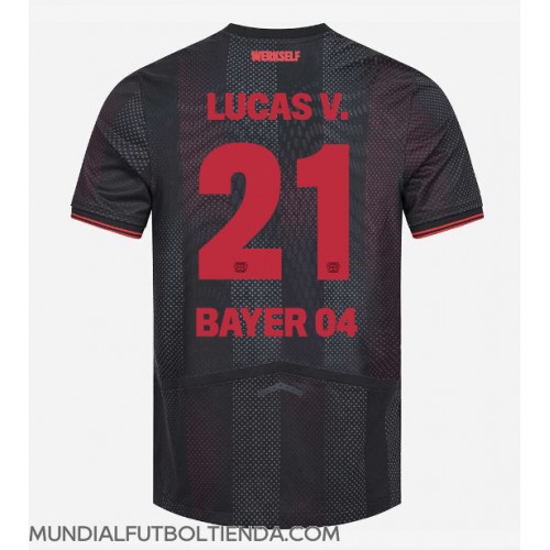 Camiseta Bayer Leverkusen Lucas Vazquez #21 Primera Equipación Replica 2025-26 mangas cortas Camiseta Bayer Leverkusen Lucas Vazquez #21 Primera Equipación Replica 2025-26 mangas cortas